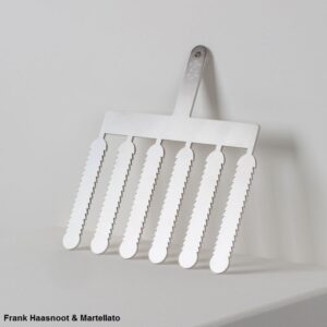 Трафарет для декора "FEATHER ECLAIR COMB" 12х2,5см, нерж.сталь, дизайн - FRANK HAASNOOT 20FH05