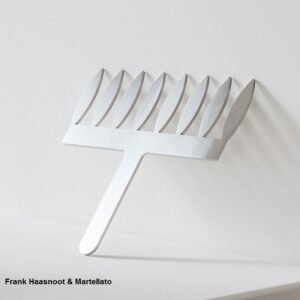 Трафарет для декора "LEAF COMB" H6см, нерж.сталь, дизайн - FRANK HAASNOOT 20FH01S