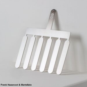 Трафарет для декора "LEAF ECLAIR COMB" 12х2,5см, нерж.сталь, дизайн - FRANK HAASNOOT 20FH04
