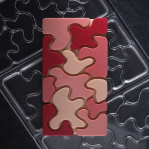 Форма д/шок. "CHOCOLATE BAR CAMOUFLAGE" 154х77мм H8мм, 100гр, 3 ячейки, п/к PC5011FR