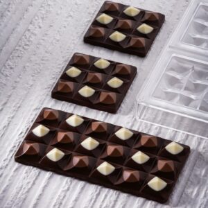 Форма д/шок. "CHOCOLATE BAR MOULIN" 154х77мм H14мм, 100гр, 3 ячейки, п/к PC5009FR
