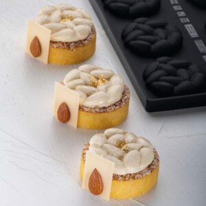 Форма для мороженого/суфле 3D "TOP WALNUT MINI" D60мм H14мм, 28мл, 8 ячеек TOP22S