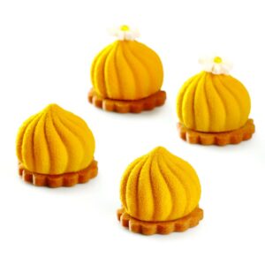 Форма силиконовая PAVOFLEX для пирож. 3D "делис" D36мм H29мм, 18мл, 30 ячеек PX4324