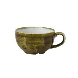 Чашка CAPPUCCINO 227мл STONECAST PLUME, цвет OLIVE PLGRCB201