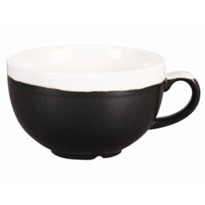 Чашка CAPPUCCINO 340мл MONOCHROME, цвет ONYX BLACK MOBKCB281