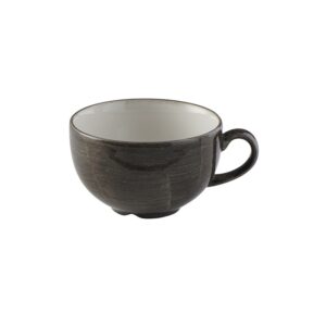 Чашка CAPPUCCINO 340мл STONECAST PATINA, цвет IRON BLACK PAIBCB281