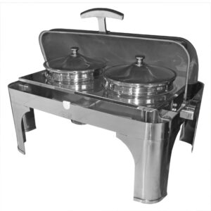 Мармит настольный (чефиндиш) для первых блюд, zc202, с крышкой roll top, s|s