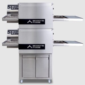 Печь конвейерная для пиццы moretti forni t64e+t64e+стенд