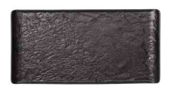 Тарелка прямоугольная 33,5х20,5см VULCANIA BLACK VU034330779