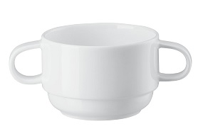 Бульонница 0,25л с ручками NEVE BONE CHINA 67101-23