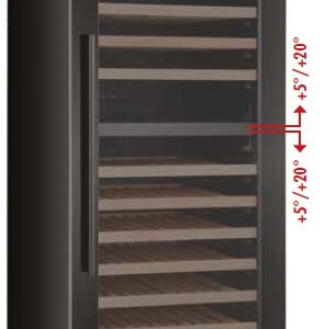 Шкаф винный вент. tecfrigo sommelier 402 plus fg черный