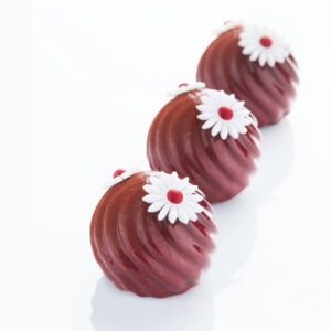 Форма для пирожных "TWIST" D 62 H 55 MM, 6 ячеек, силикон 30SIL506
