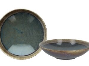Тарелка для супа 21 см BLOOM BLUE AND BROWN BM001218088