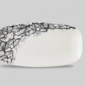 Блюдо прямоугольное CHEFS 29,8х15,3см, без борта, цвет KINTSUGI QUARTZ BLACK KAQBXO111