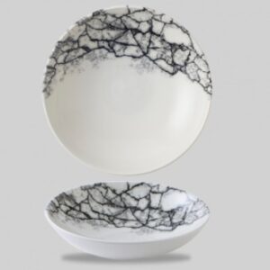 Салатник 1,14л D24,8см, без борта, цвет KINTSUGI QUARTZ BLACK KAQBEVB91