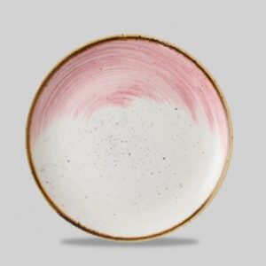 Тарелка мелкая 21,7см, без борта, STONECAST, цвет PETAL PINK ASPPEVP81