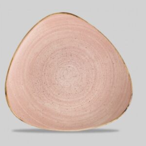 Тарелка мелкая треугольная 26,5см, без борта, STONECAST, цвет TERRACOTTA SRTETR101