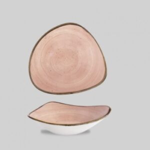 Салатник треугольный 0,60л D23,5см, без борта, STONECAST, цвет TERRACOTTA SRTETRB91