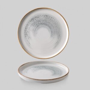 Тарелка мелкая CHEFS  26см, C бортом, цвет JASPER GREY, STUDIO PRINTS HOMESPUN ACCENTS HAJGWP261