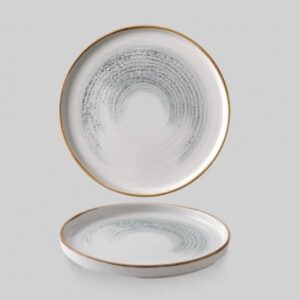 Тарелка мелкая CHEFS 21см, с бортом, цвет JASPER GREY, STUDIO PRINTS HOMESPUN ACCENTS HAJGWP211