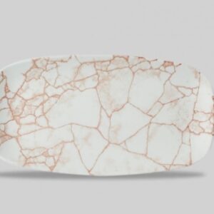 Блюдо прямоугольное CHEFS 29,8х15,3см, без борта, цвет KINTSUGI CORAL, KTAMXO111