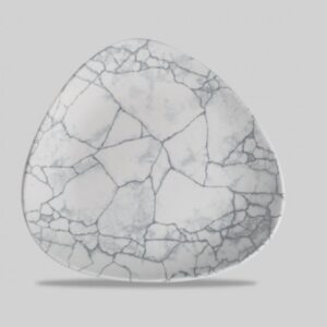 Тарелка мелкая треугольная 26,5см, без борта, цвет KINTSUGI PEARL GREY, STUDIO PRINTS KTPGTR101