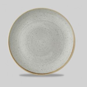 Тарелка мелкая 16,5см, без борта, STONECAST RAW, цвет GREY SRGYEVP61