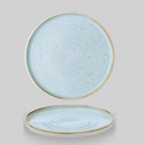 Тарелка мелкая D21см H2см с прямым бортом, CHEFS PLATE, STONECAST DUCK EGG BLUE SDESWP211