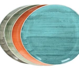 Тарелка 31*H3*28,5 см B-RUSH ORANGE BI022313657