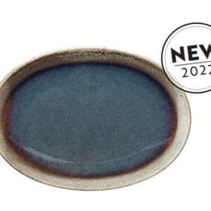 Блюдо овальное 36,5*26 см BLOOM BLUE AND BROWN BM020368088
