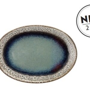 Блюдо овальное 30*21,5см BLOOM BLUE AND BROWN BM020308088