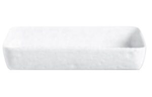 Блюдо для запекания см 22X16X6 фарфоровое белое  44374-22