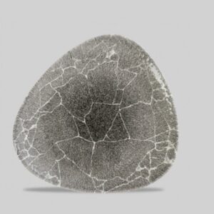 Тарелка мелкая треугольная 22,9см, без борта, цвет KINTSUGI REVERSE, KRBKTR9 1