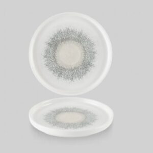 Тарелка мелкая 21см, H2см с прямым бортом, CHEFS PLATE, цвет AGATE GREY, FSGYWP211