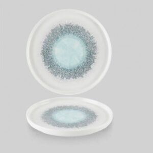 Тарелка мелкая 21см, H2см с прямым бортом, CHEFS PLATE, цвет AQUAMARINE, FSBLWP211