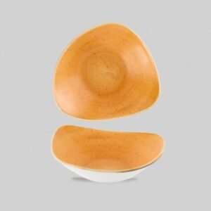 Салатник треугольный 0,26л D15,3см, без борта, STONECAST, цвет TANGERINE STGSTRB61