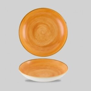 Тарелка глубокая 24,8см 1,13л, без борта, STONECAST, цвет TANGERINE STGSEVB91