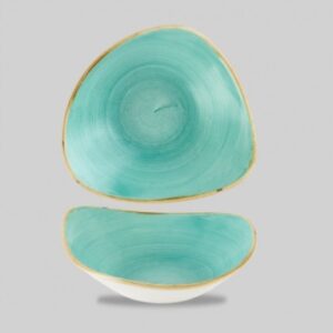 Салатник треугольный 0,60л D23,5см, без борта, STONECAST, цвет MINT SMISTRB91