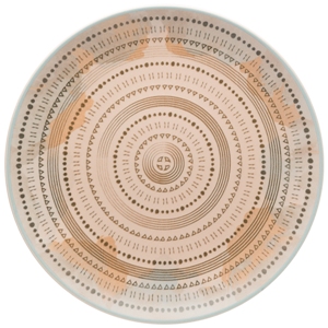 Тарелка мелкая UNNI ACETINADO ANCESTRAL 26см OXFORD 103768, AY02-5624