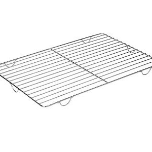 Решетка для выпечки 60X40X2,5см, на ножках, нерж.сталь 44431-60