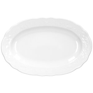 Блюдо овальное 35см FLEUR BIANCO+ A.FONTEBASSO FLF20350000