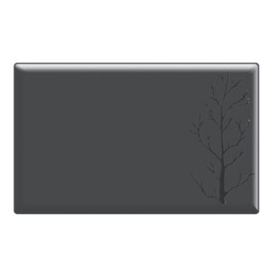 Блюдо сервировочное 33x20см, меламин, embossed, цвет черный s-2782