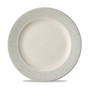 Тарелка мелкая 27,6см, с бортом, DELTA, цвет GREY DELGVP581