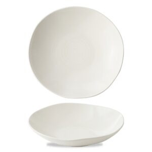 Тарелка глубокая 22см 0,75л, без борта, ENVISAGE NATURAL, цвет WHITE WHPB221