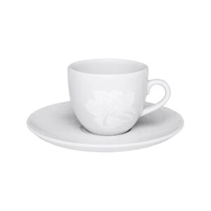 Пара чайная COUP BLANC (чашка 200мл и блюдце 16см) OXFORD 003954, ED02-4787