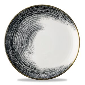 Тарелка мелкая 26см, без борта, цвет BLACK, STUDIO PRINTS HOMESPUN ACCENTS HABKEV101