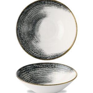 Тарелка глубокая D22,2хH6,5см 0,110л, без борта, цвет BLACK,STUDIO PRINTS HOMESPUN ACCENTS HABKEB221