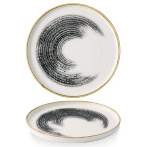 Тарелка мелкая D26см H2см, с прямым бортом, цвет BLACK, STUDIO PRINTS HOMESPUN ACCENTS HABKWP261