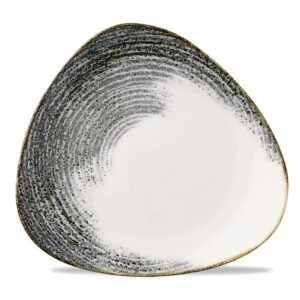 Тарелка мелкая треугольная 24,5см, без борта, цвет BLACK, STUDIO PRINTS HOMESPUN ACCENTS HABKTR91
