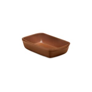 Блюдо керамическое прямоугольное 24,5СМ/0,635л FEIJIJOADA MARROM, 152798